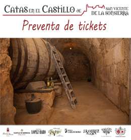 Compra de tickets y reserva de plazas Catas en el Castillo de #SVSonsierra el 18 de mayo