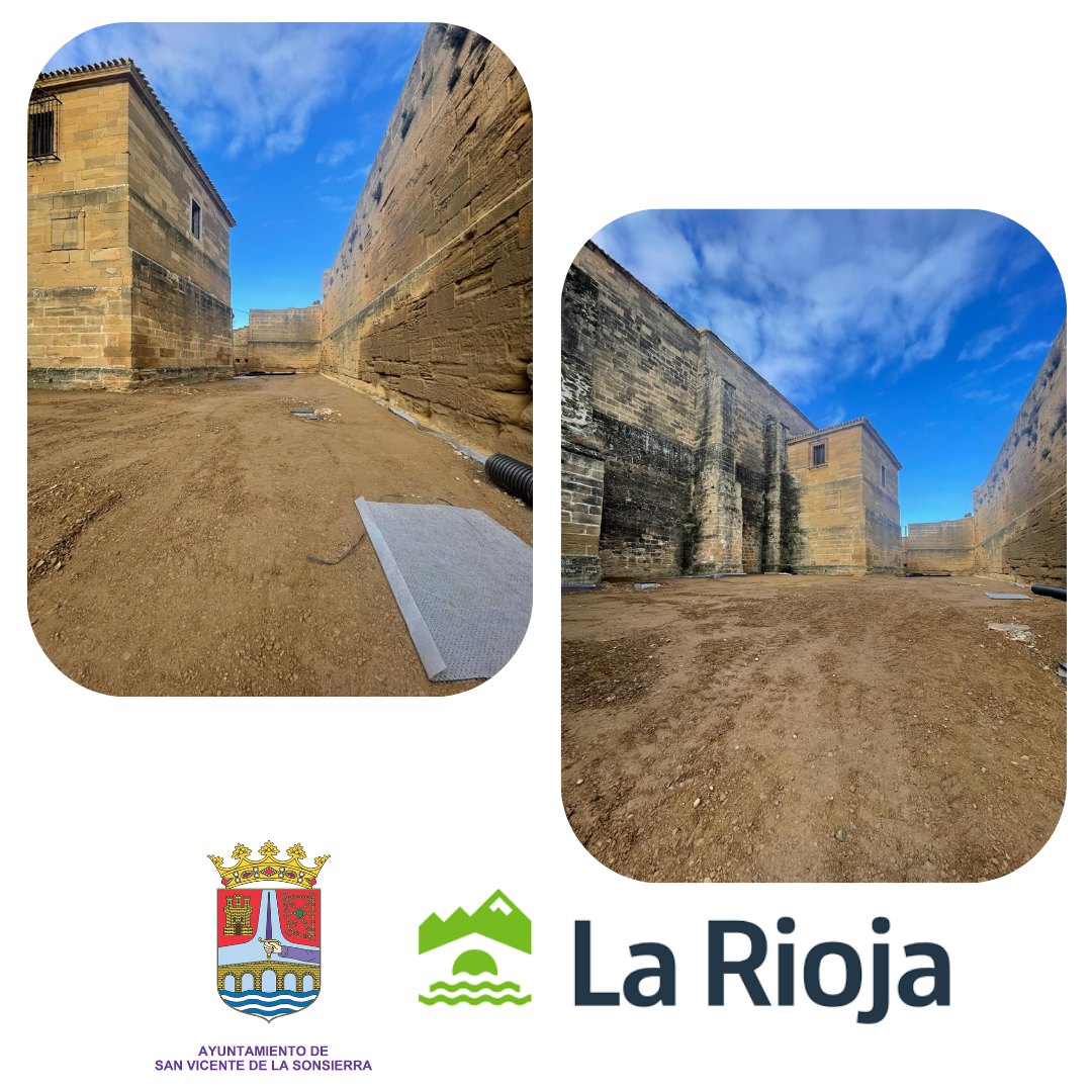 Finalización de las obras de saneamiento y restauración del alzado norte de la Iglesia de Santa María La Mayor