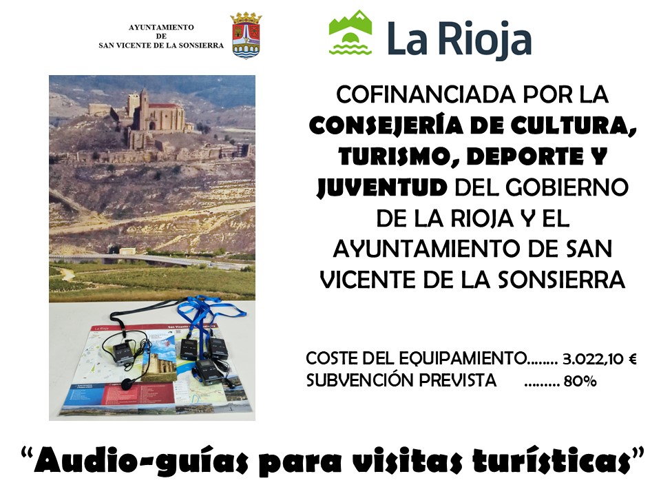 El Punto de Información Turística de San Vicente de la Sonsierra incorpora un nuevo sistema de audio-guías para las visitas guiadas en grupo