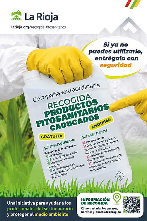 Campaña extraordinaria de recogida de fitosanitarios caducados