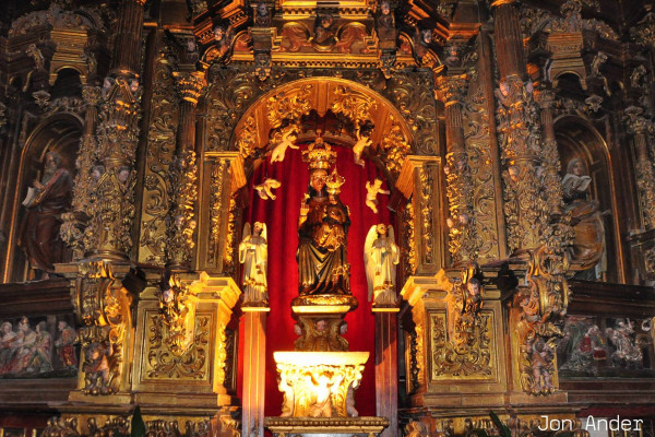 Retablo. Imagen de la patronalidad la Virgen de los Remedios