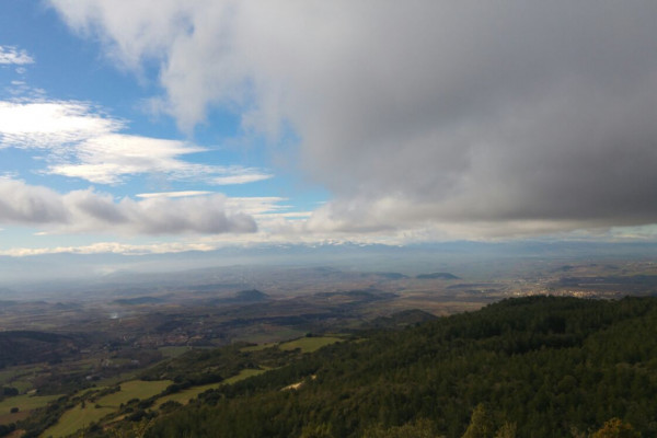 Vistas desde la Ermita de la Rosa en Abalos