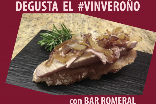 Romeral.- Secreto,  con manzana asada, cebolla pochada y secreto de cerdo